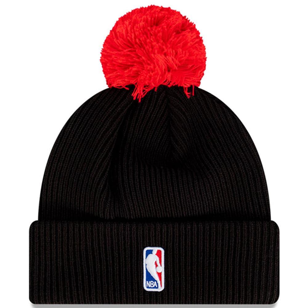 New Era Beanies Chicago Bulls New Era NBA Pom Script Beanie - Black