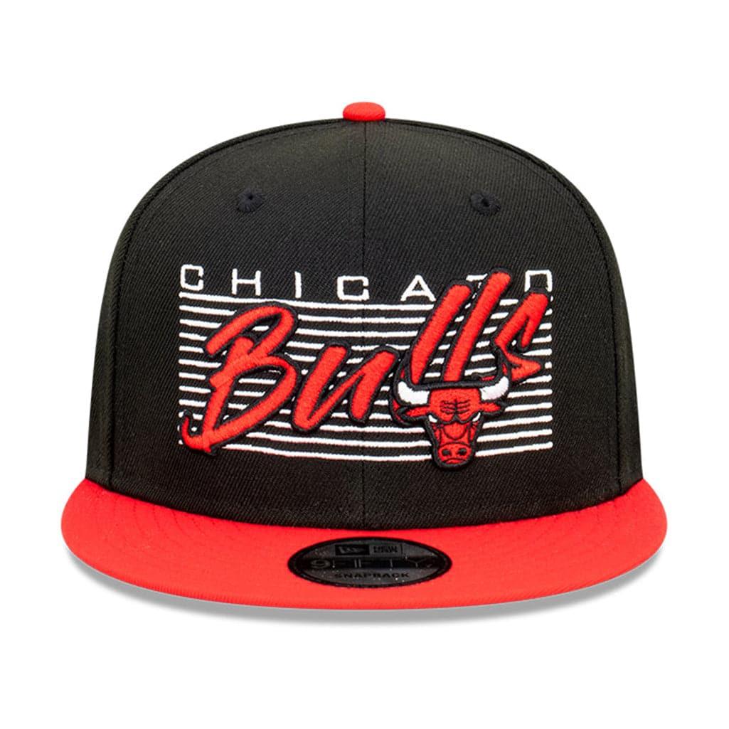 New Era Caps Chicago Bulls New Era NBA Retro Script 9FIFTY Snapback Hat - Black
