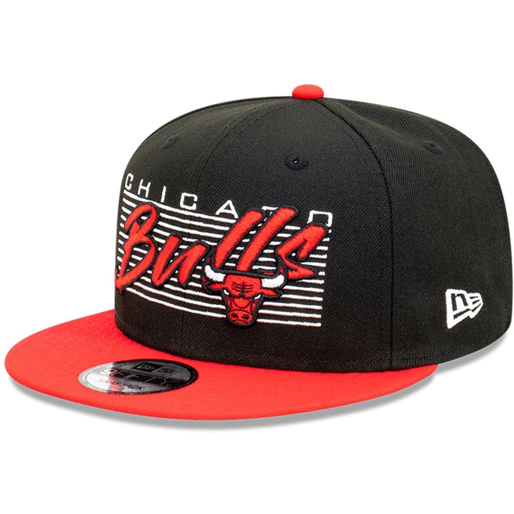 New Era Caps Chicago Bulls New Era NBA Retro Script 9FIFTY Snapback Hat - Black