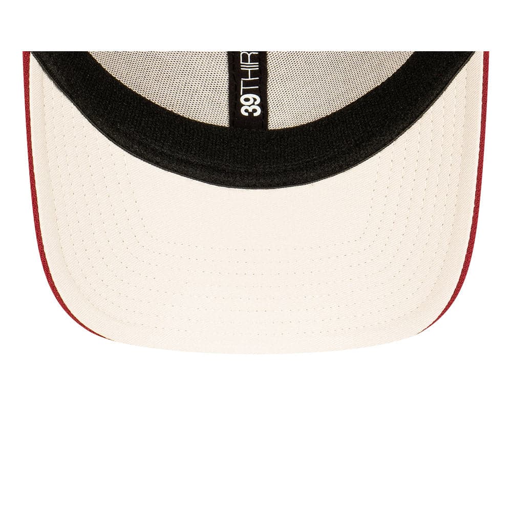 New Era Caps Chicago Bulls New Era NBA Stone Team 39THIRTY Stretch Fit Hat - Cardinal