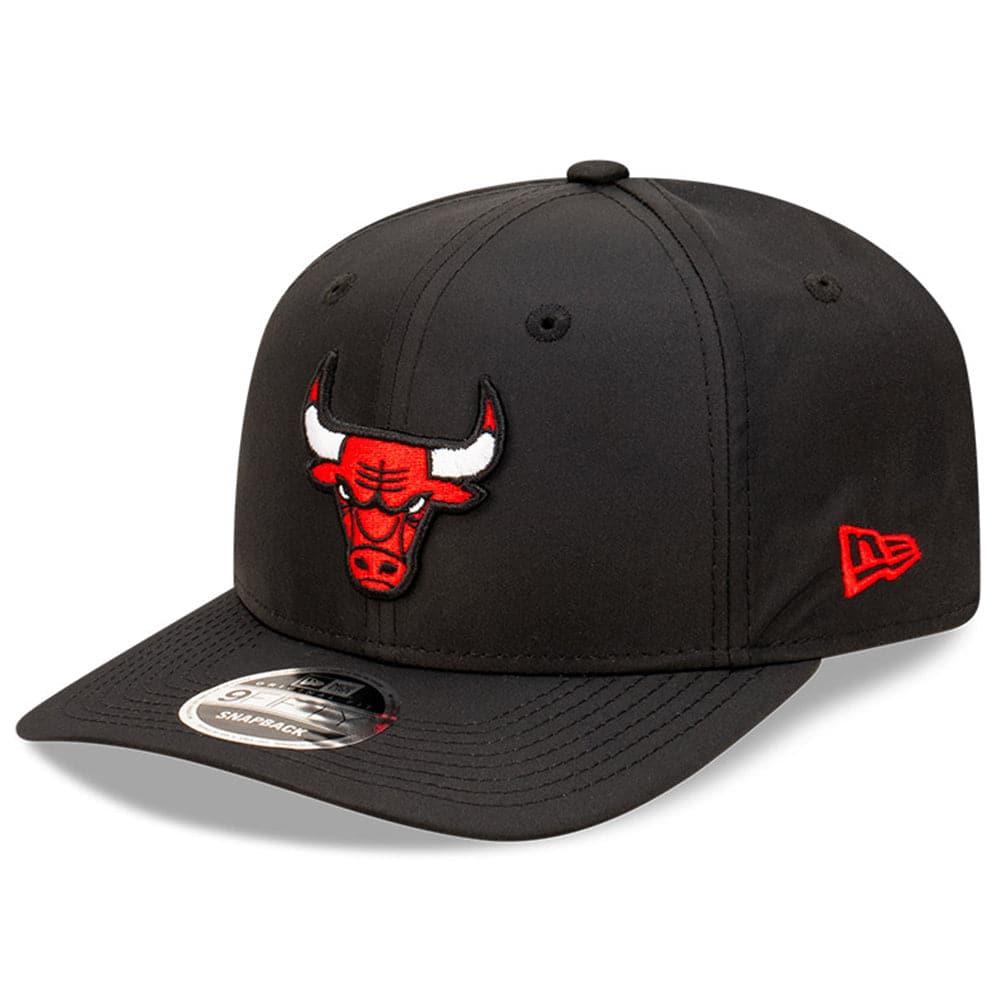 New Era Caps Adjustable M/L Chicago Bulls New Era NBA Team Prolite 9FIFTY OF Pre-Curved Snapback Hat - Black