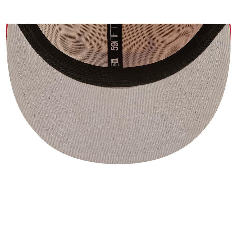 New Era Caps Chicago Bulls New Era NBA Tonal 2-Tone 59FIFTY Fitted Hat  - Red