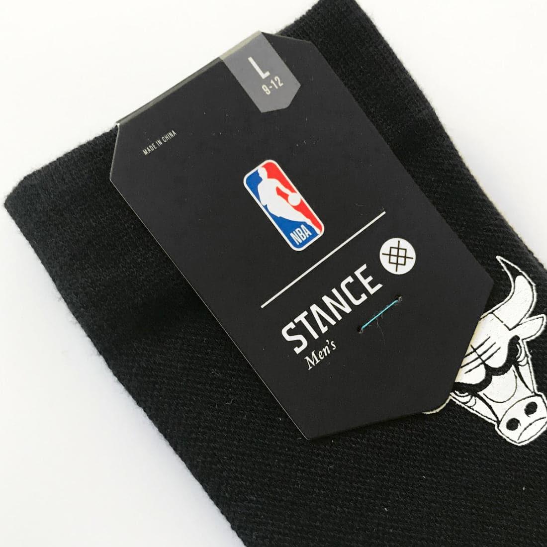Stance Socks Chicago Bulls Stance NBA Baseline Crew Socks - Black