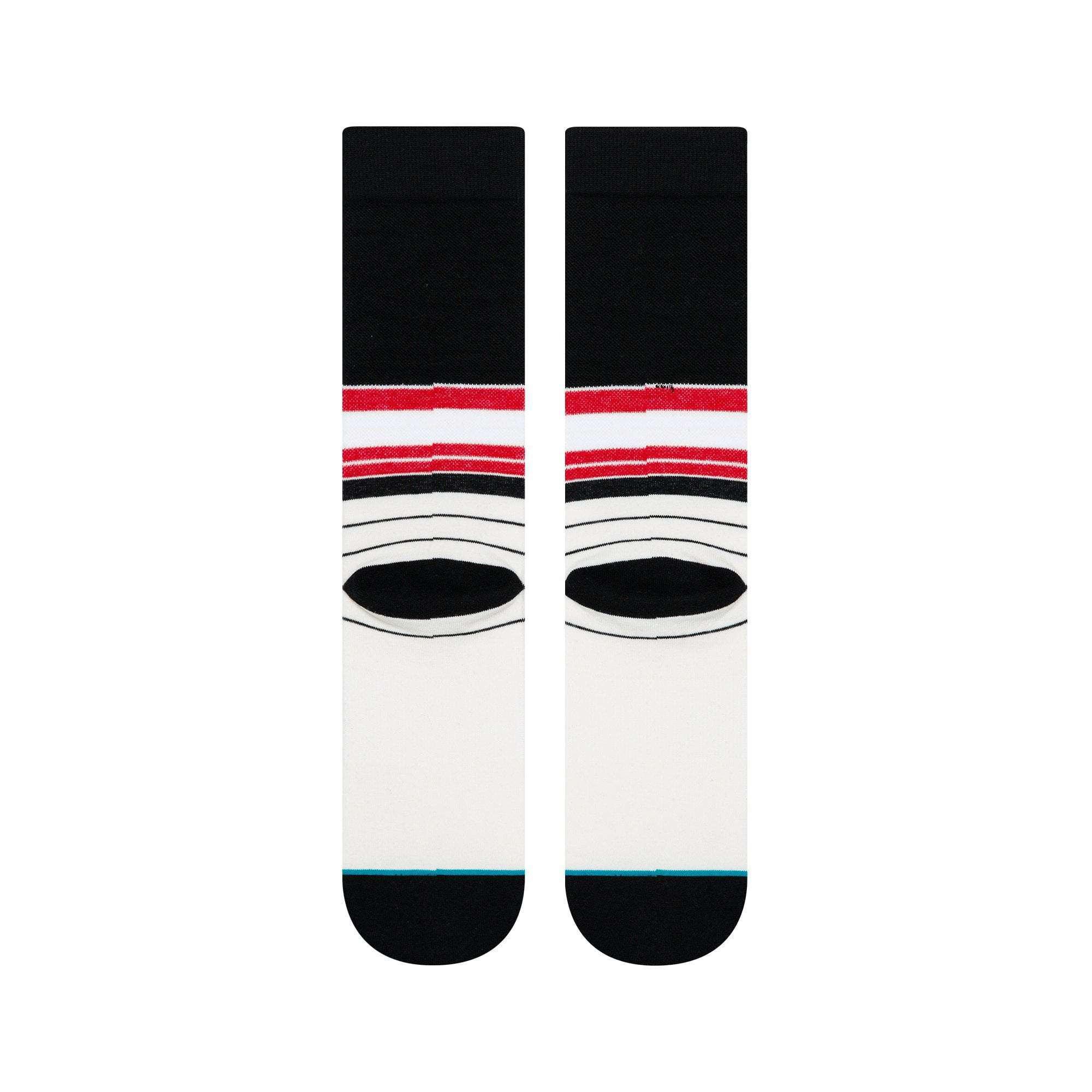 Stance Socks Chicago Bulls Stance NBA Baseline Crew Socks - Black