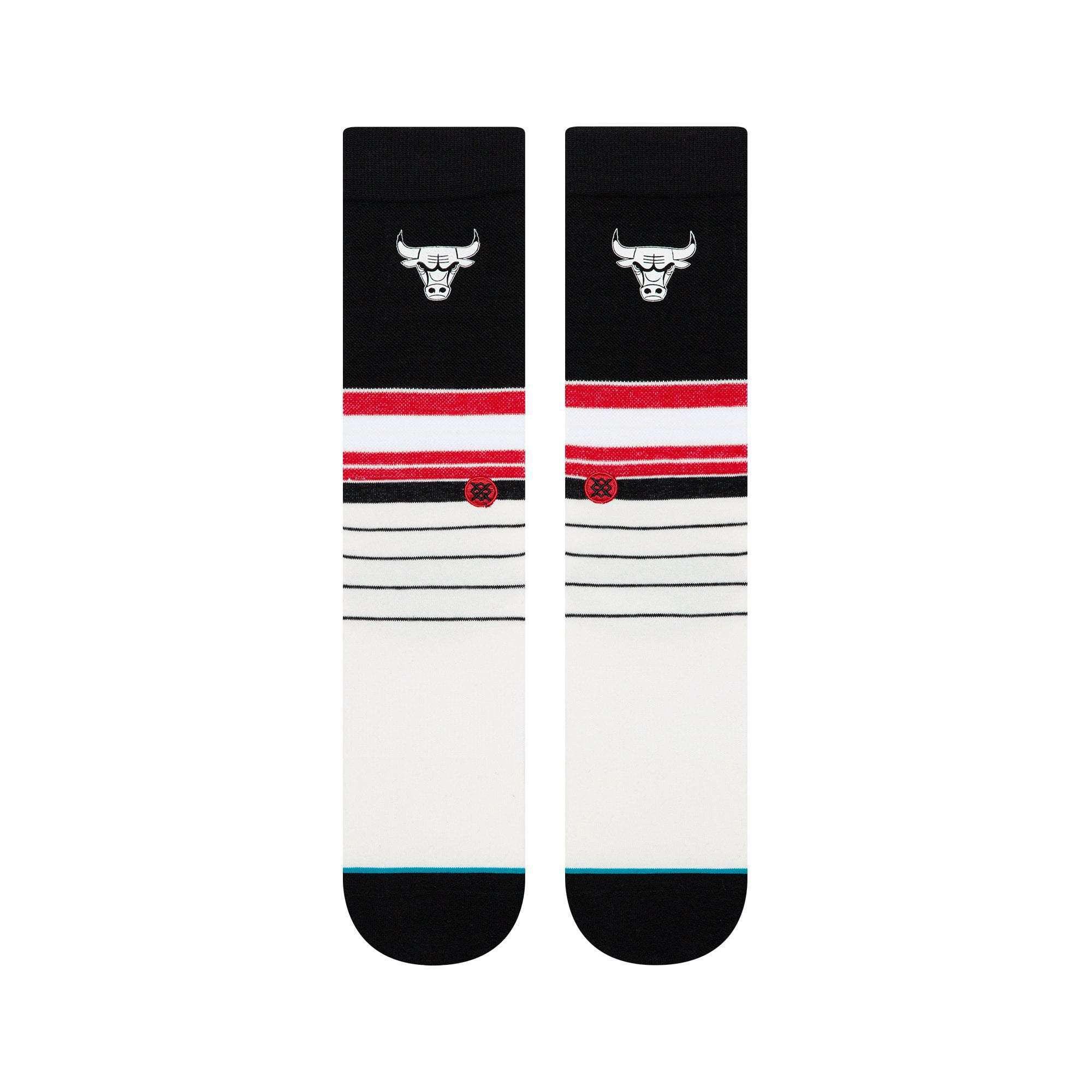 Stance Socks Chicago Bulls Stance NBA Baseline Crew Socks - Black