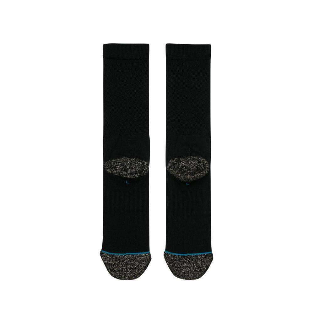 Stance Socks Chicago Bulls Stance NBA Gold Trophy Crew Socks - Black