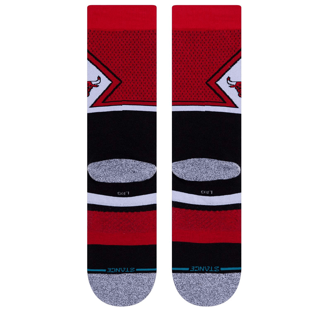 Stance Socks Chicago Bulls Stance NBA Shortcut 2 Crew Socks - Red