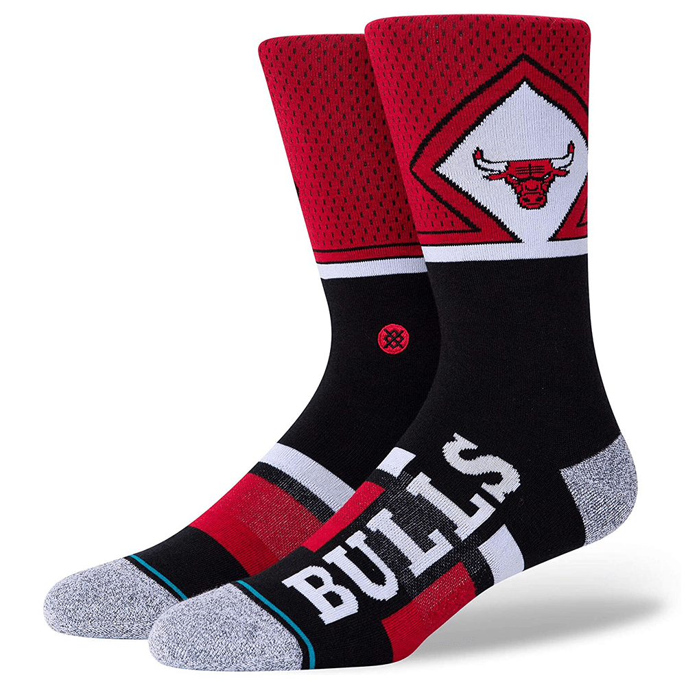 Stance Socks Chicago Bulls Stance NBA Shortcut 2 Crew Socks - Red