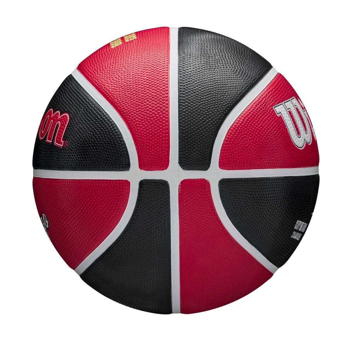 Wilson Sporting Goods Balls Chicago Bulls Wilson NBA 21-22 City Edition Full Size Basketball Ball - Size 7