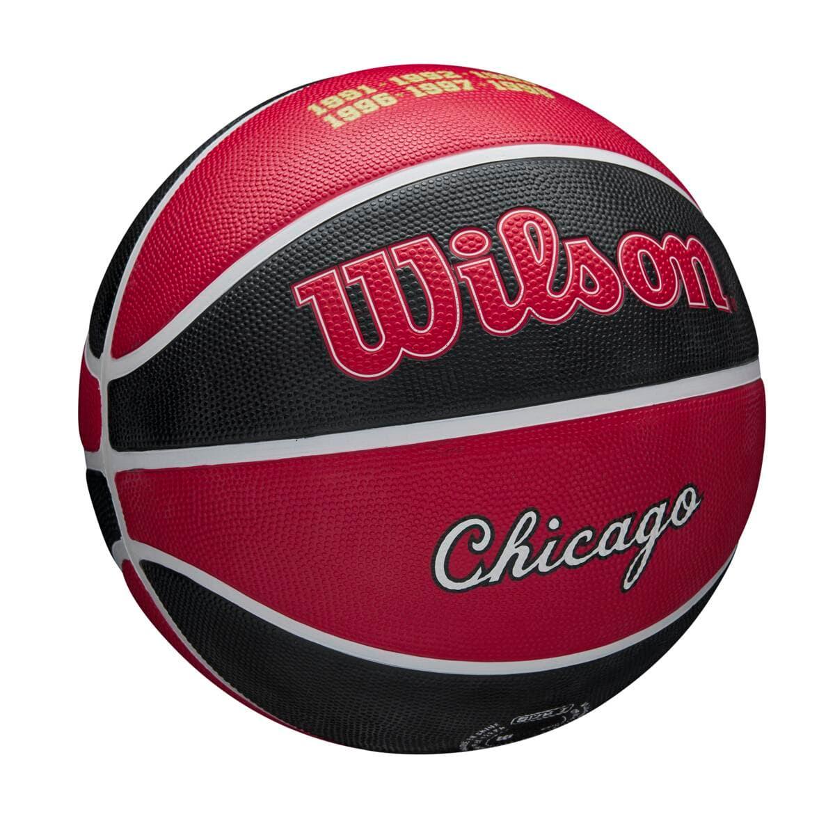 Wilson Sporting Goods Balls Chicago Bulls Wilson NBA 21-22 City Edition Full Size Basketball Ball - Size 7