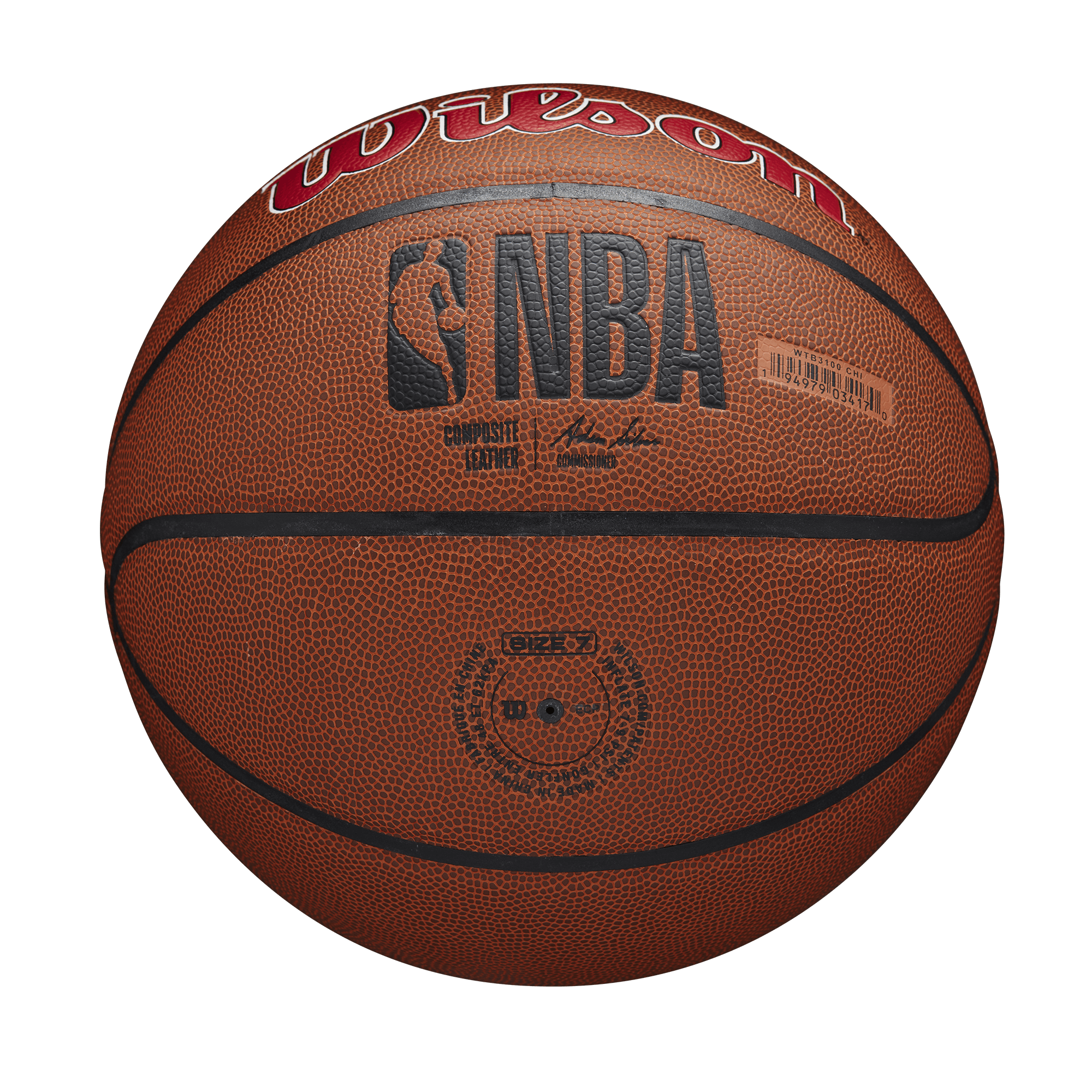 Wilson Sporting Goods Balls Chicago Bulls Wilson NBA Team Full Size Basketball Ball