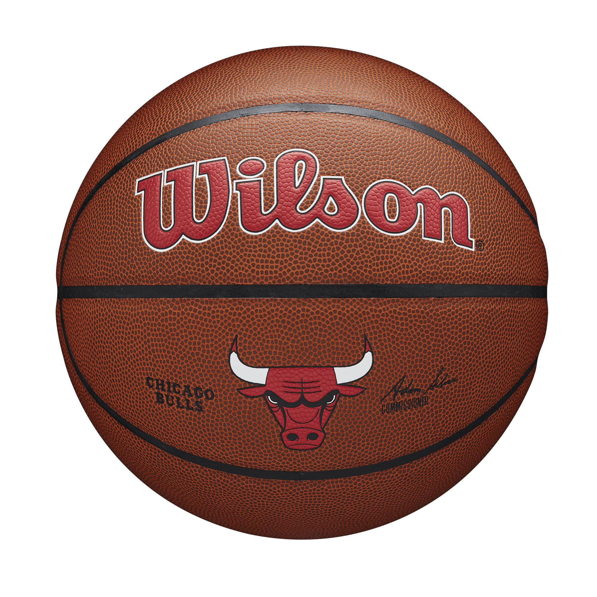 Wilson Sporting Goods Balls Chicago Bulls Wilson NBA Team Full Size Basketball Ball