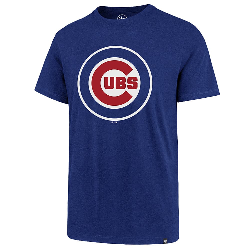 47 Brand T-Shirts Chicago Cubs '47 MLB Imprint Echo T-Shirt - Blue