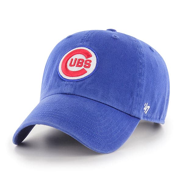 47 Brand Caps Chicago Cubs '47 MLB Team Alt Clean Up Strapback Hat - Blue