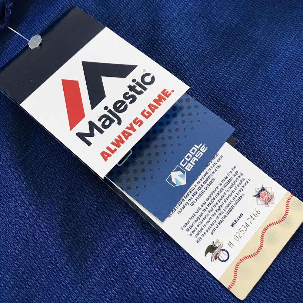 Majestic Athletic Jerseys Chicago Cubs Majestic MLB AC Cool Base Replica Jersey - Blue