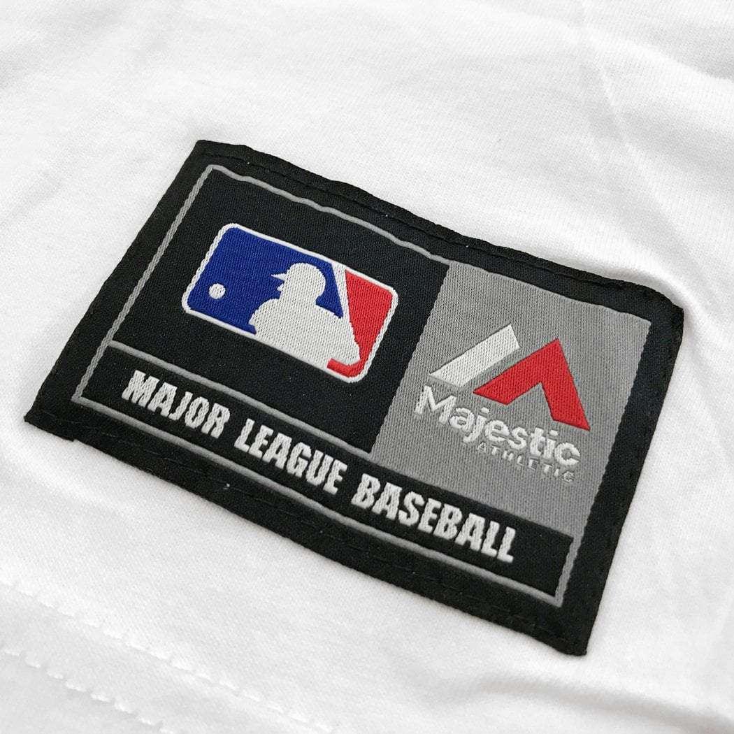 Majestic Athletic T-Shirts Chicago Cubs Majestic MLB Despa T-Shirt - White