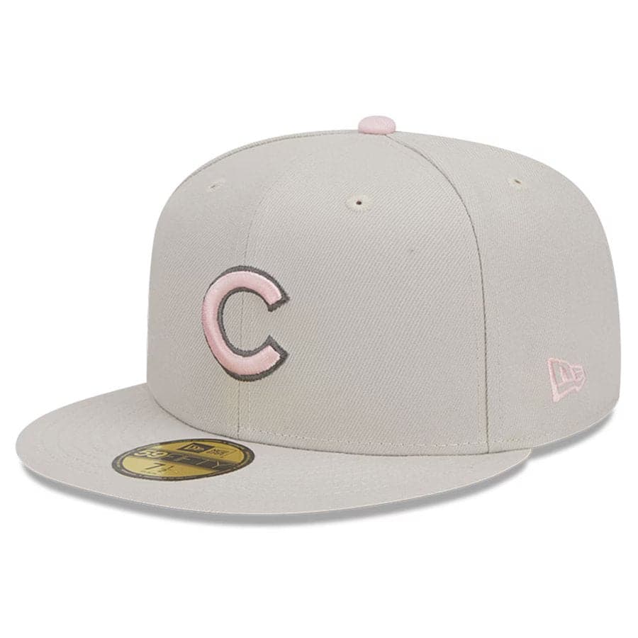 New Era Caps Chicago Cubs New Era MLB 23 Mothers Day 59FIFTY Fitted Hat - Stone