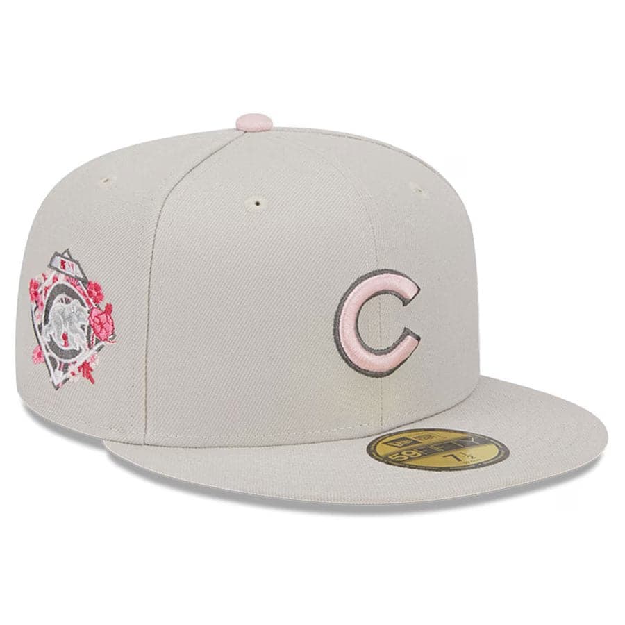 New Era Caps Chicago Cubs New Era MLB 23 Mothers Day 59FIFTY Fitted Hat - Stone