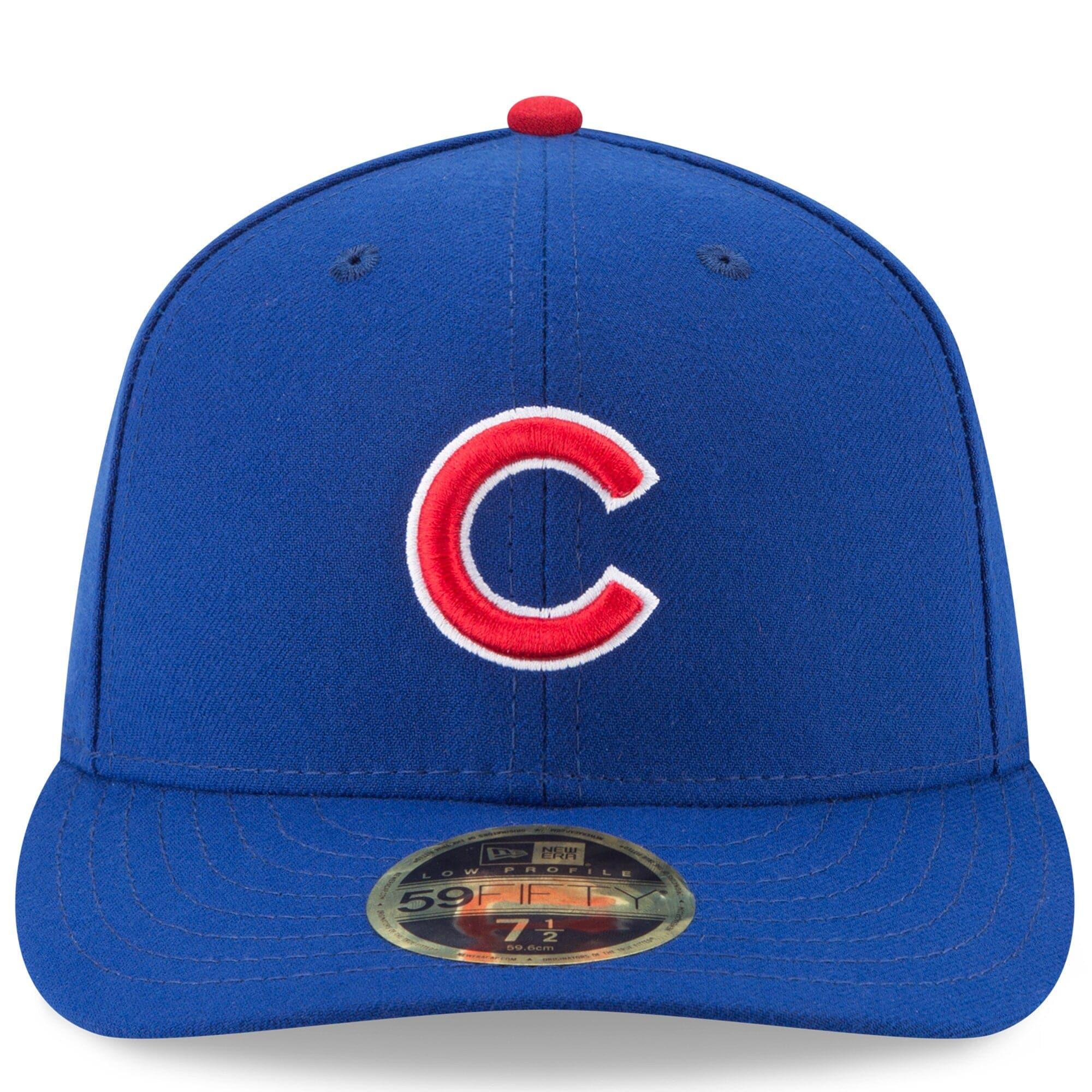 New Era Caps Chicago Cubs New Era MLB AC On-Field Game Low Profile 59FIFTY Fitted Hat - Blue