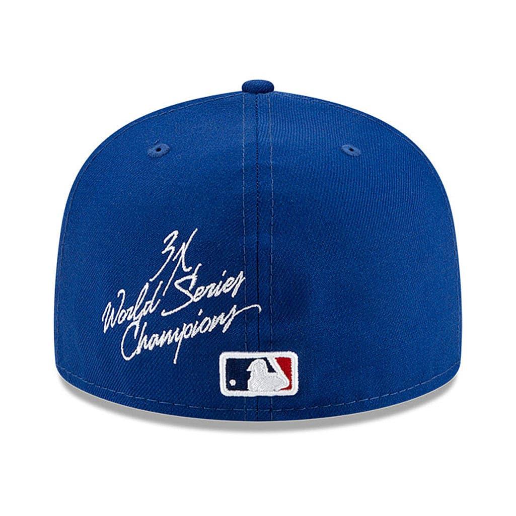 New Era Caps Chicago Cubs New Era MLB Champions Patch 59FIFTY Fitted Hat - Blue