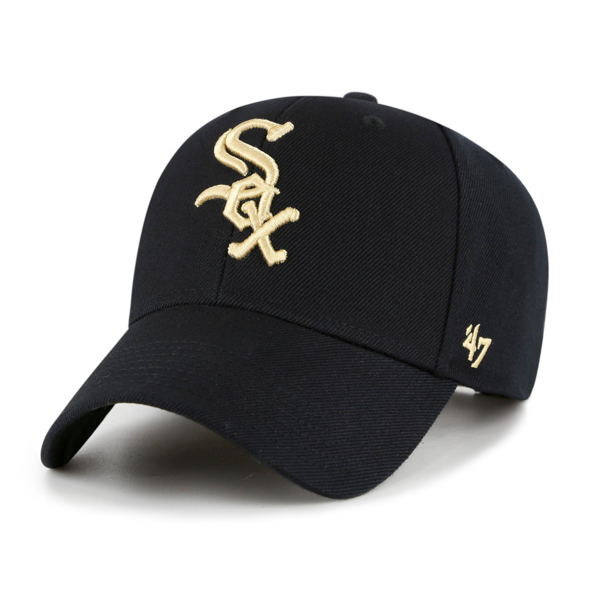 47 Brand Caps Chicago White Sox '47 MLB Gold World Series MVP Snapback Hat - Black