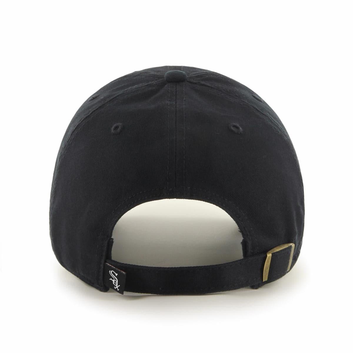 47 Brand Caps Chicago White Sox '47 MLB Team Clean Up Strapback Hat - Black