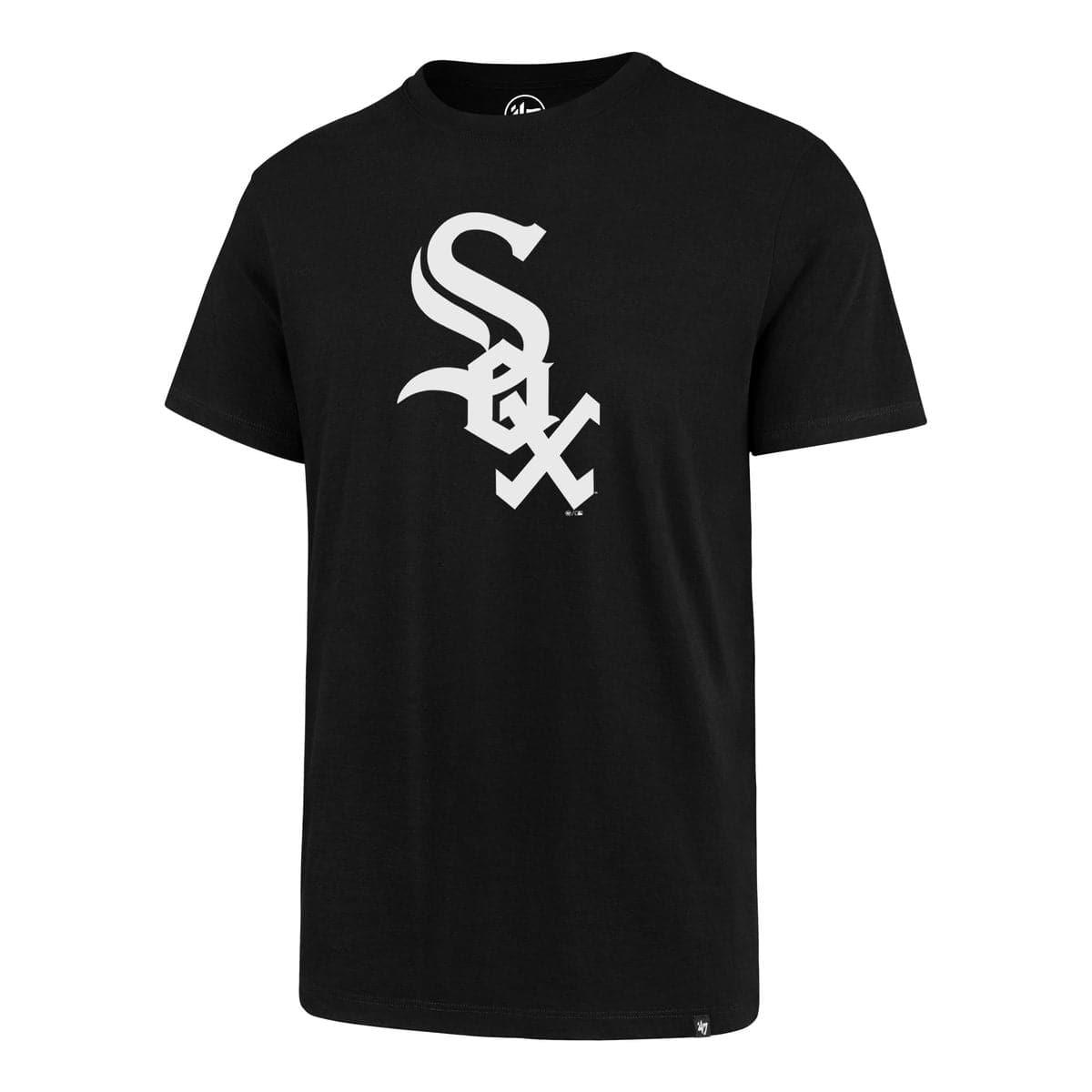 47 Brand T-Shirts Chicago White Sox '47 MLB Team Imprint Splitter T-Shirt - Black