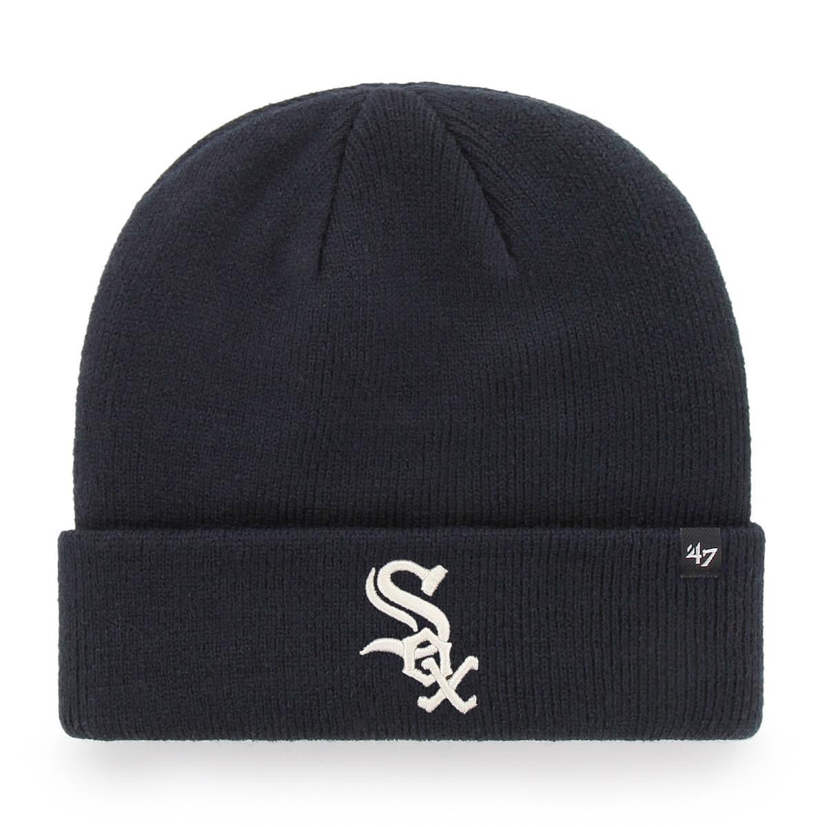 47 Brand Beanies Chicago White Sox '47 MLB Team Raised Cuff Knit Beanie - Navy