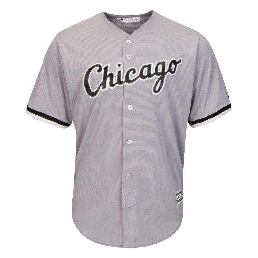 Majestic Athletic Jerseys Chicago White Sox Majestic MLB AC Cool Base Replica Jersey - Grey