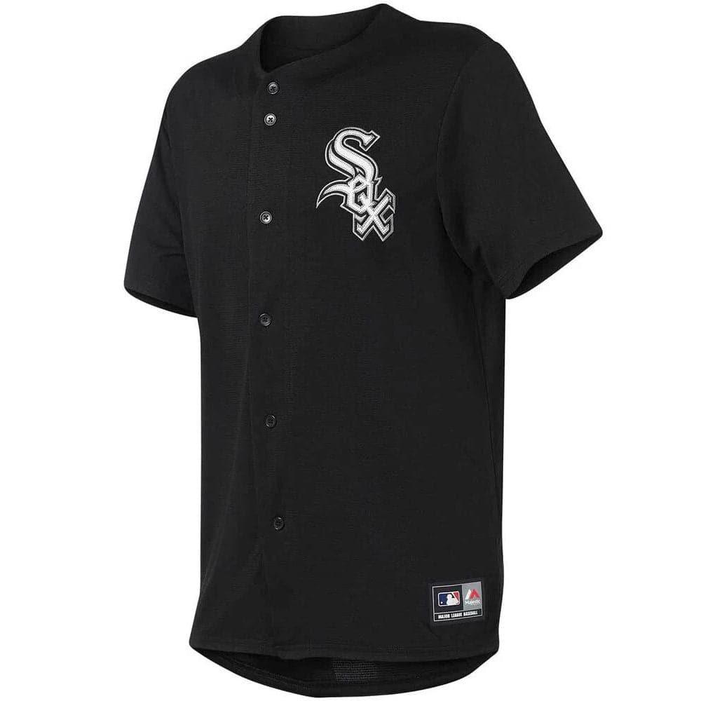 Majestic Athletic Jerseys Chicago White Sox Majestic MLB Fan Replica Jersey - Black