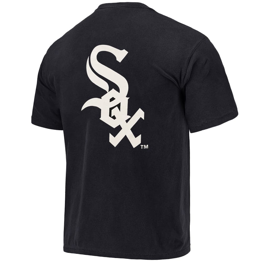 Majestic Athletic T-Shirts Chicago White Sox MLB Jeaner Vintage T-Shirt - Faded Black