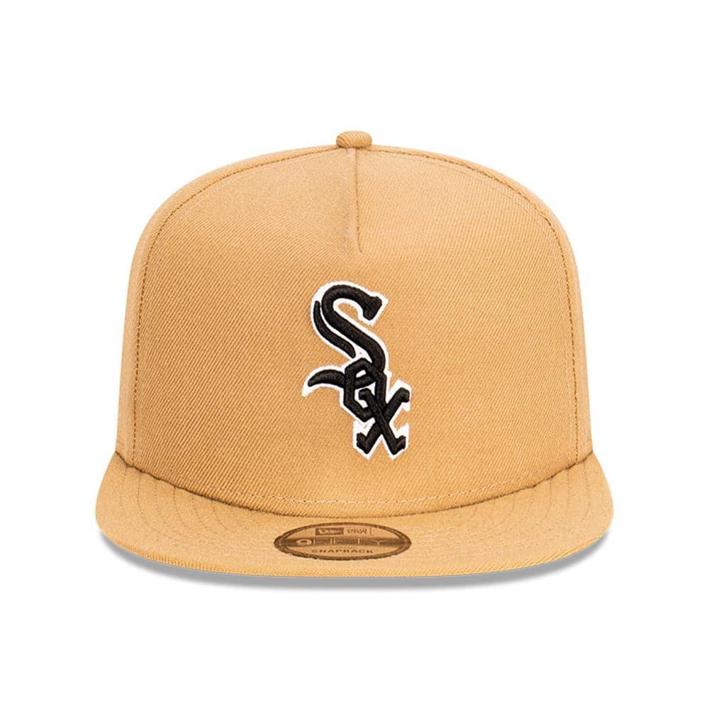 New Era Caps Chicago White Sox New Era MLB Team 9FIFTY A-Frame Snapback Hat - Khaki