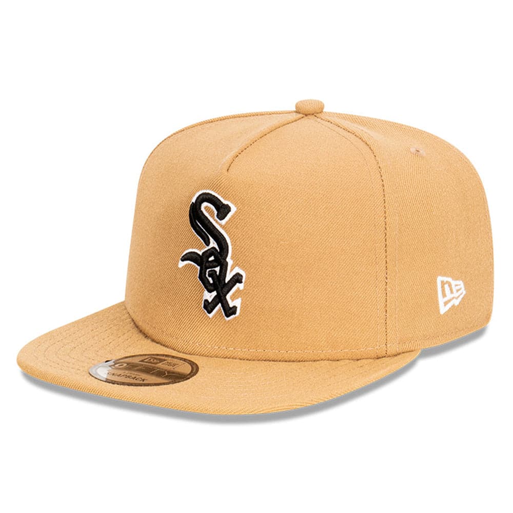 New Era Caps Chicago White Sox New Era MLB Team 9FIFTY A-Frame Snapback Hat - Khaki
