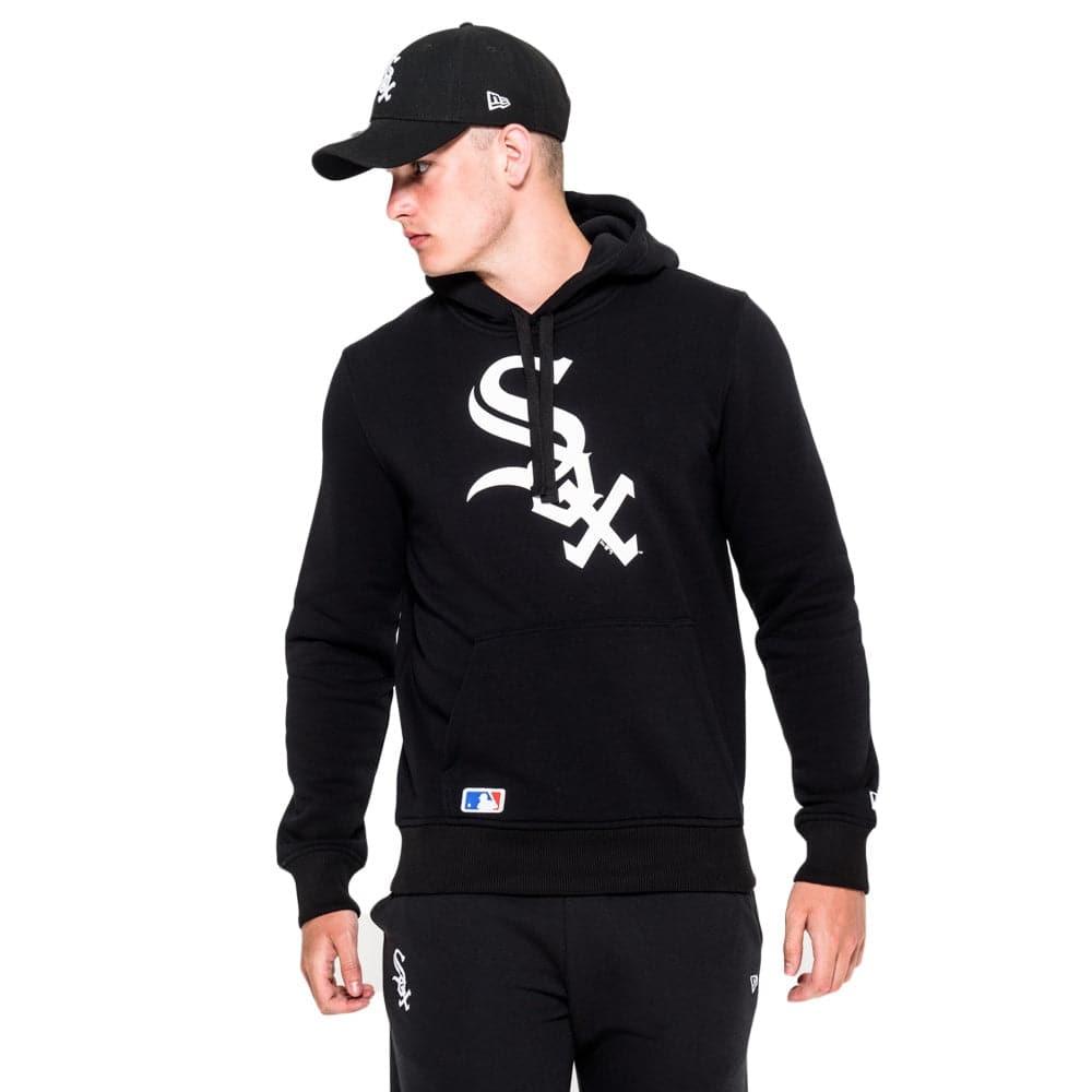 New Era Jumpers Chicago White Sox New Era MLB Team Logo Hoodie Jumper - Black