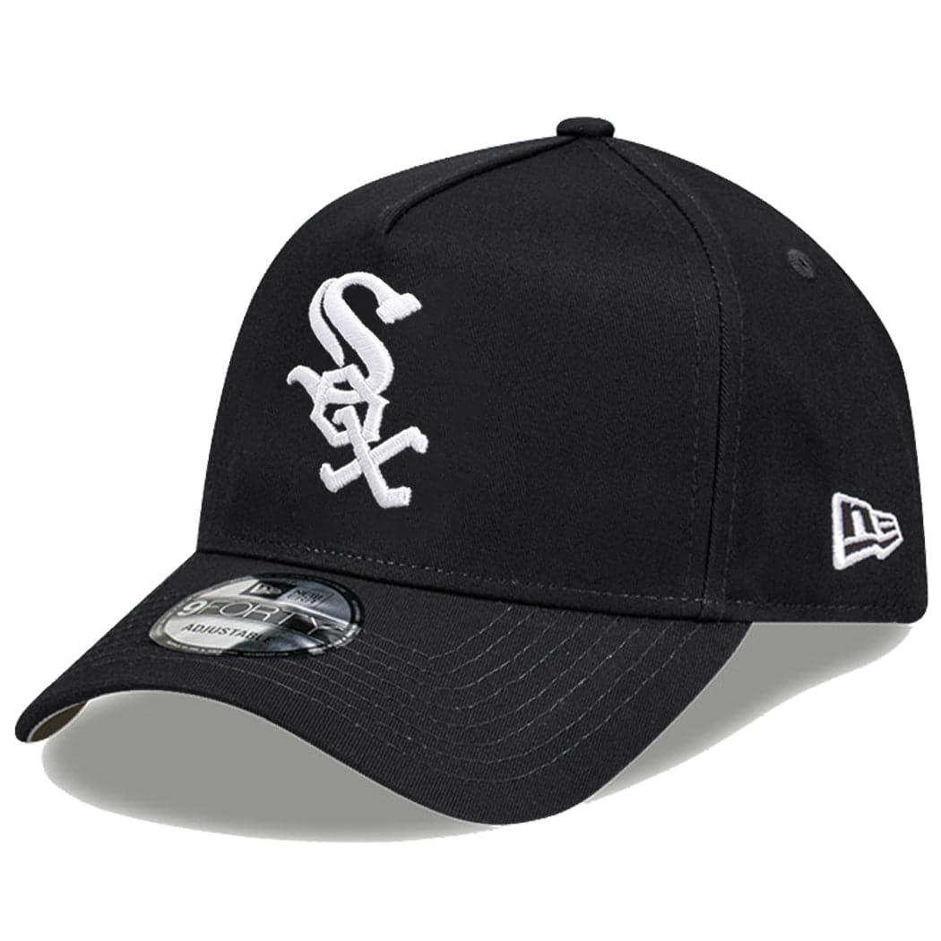 New Era Caps Chicago White Sox New Era MLB World Series 9FORTY A-Frame Curve Snapback Hat - Black