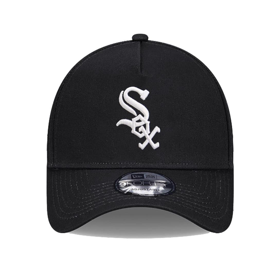 New Era Caps Chicago White Sox New Era MLB World Series 9FORTY A-Frame Curve Snapback Hat - Black