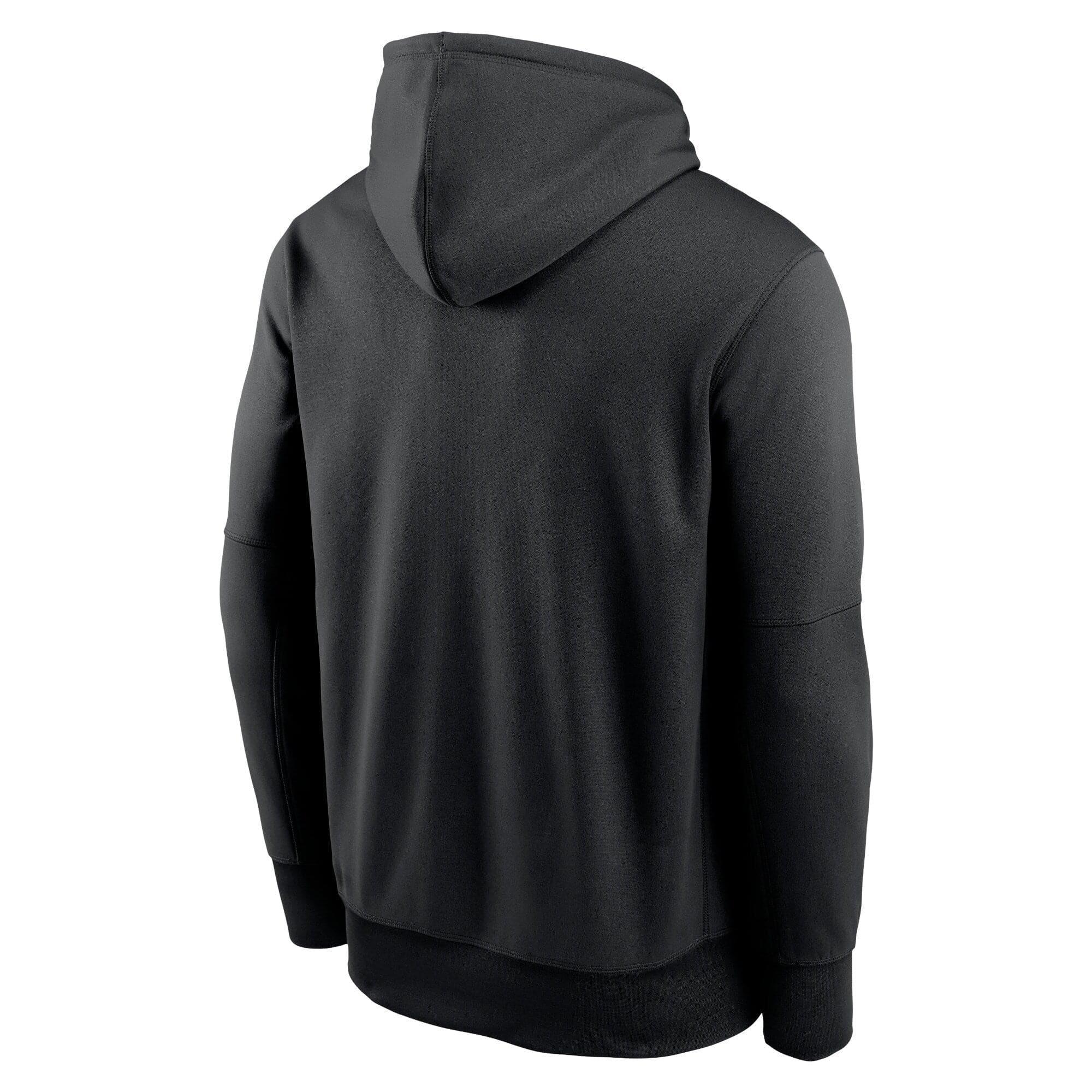 Nike Jumpers Chicago White Sox Nike MLB Wordmark Therma Performance Hoodie Jumper - Black