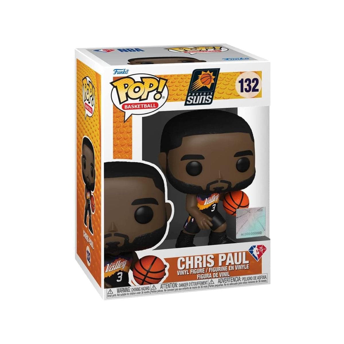 Funko Figures Chris Paul Phoenix Suns Funko NBA 21-22 City Edition Pop Figure - Black