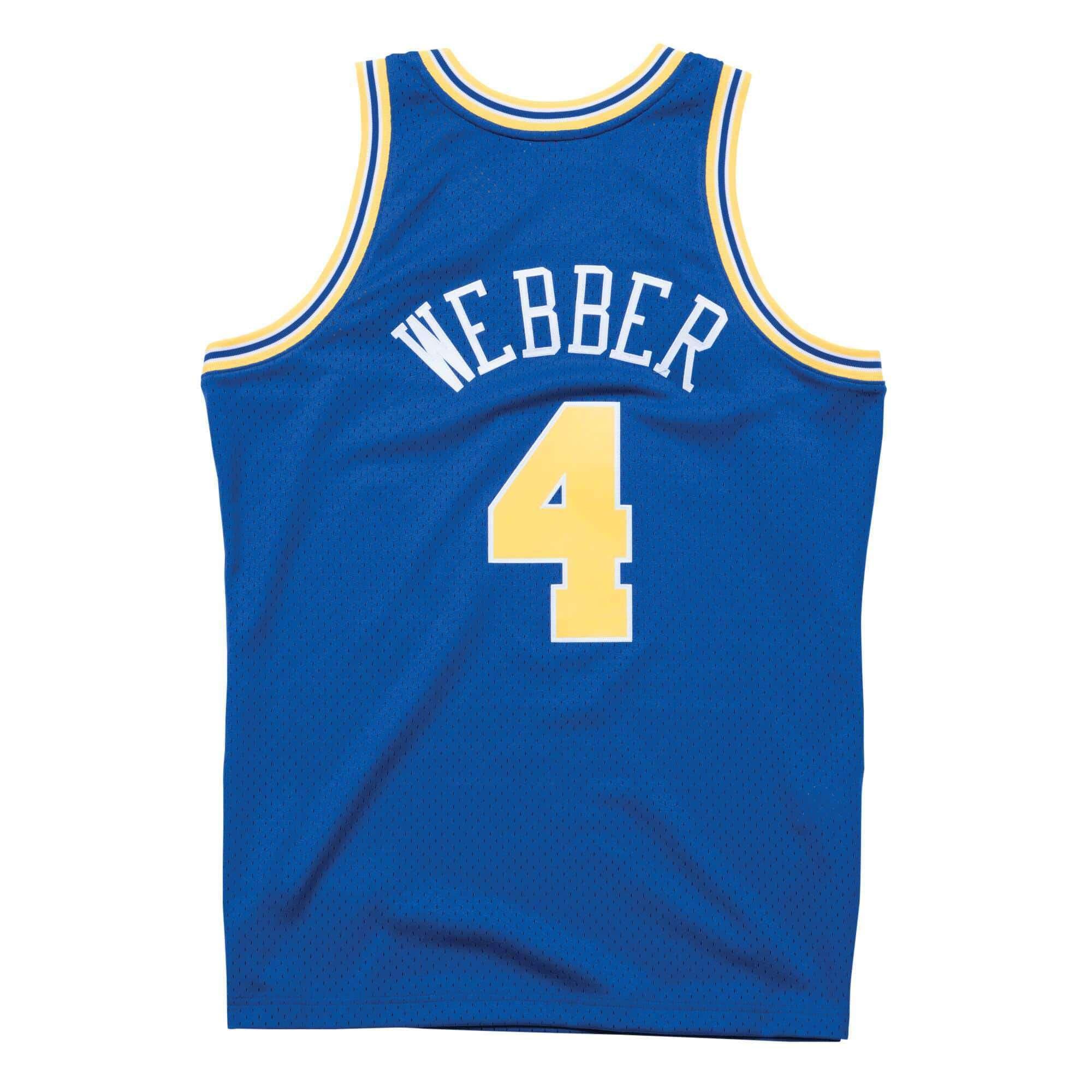 Mitchell And Ness Jerseys Chris Webber Golden State Warriors Mitchell & Ness NBA Swingman Jersey - Blue