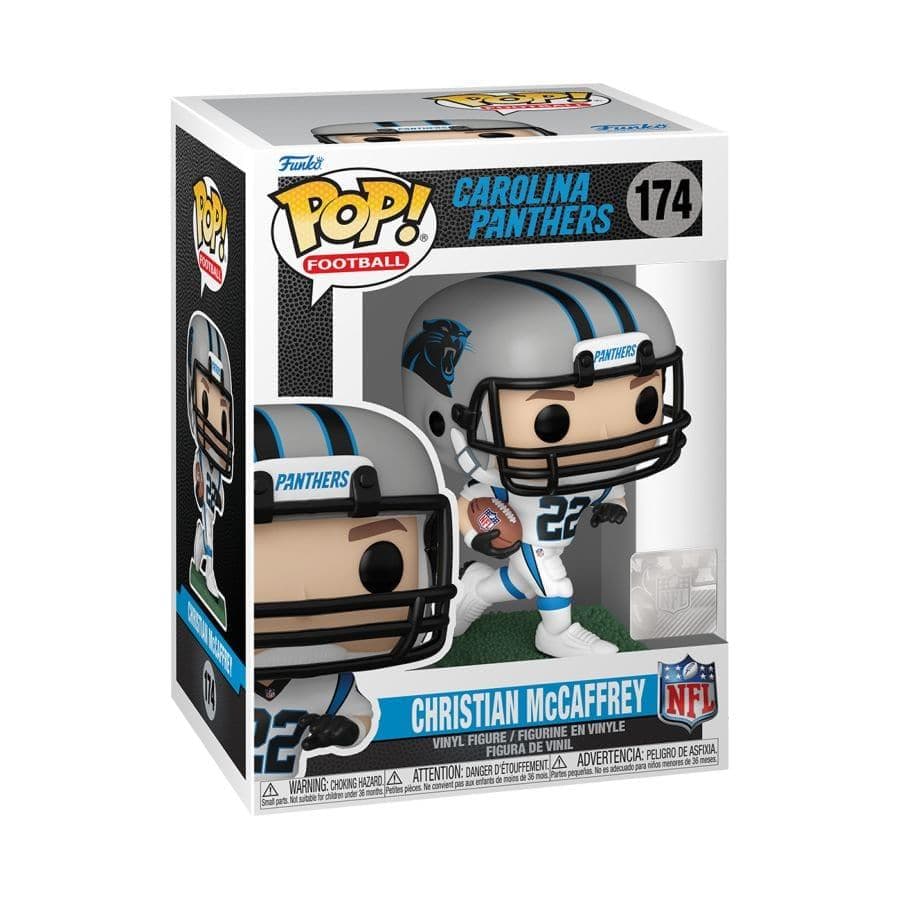 Funko Figures Christian McCaffrey Carolina Panthers Funko NFL Pop Vinyl Figure - White