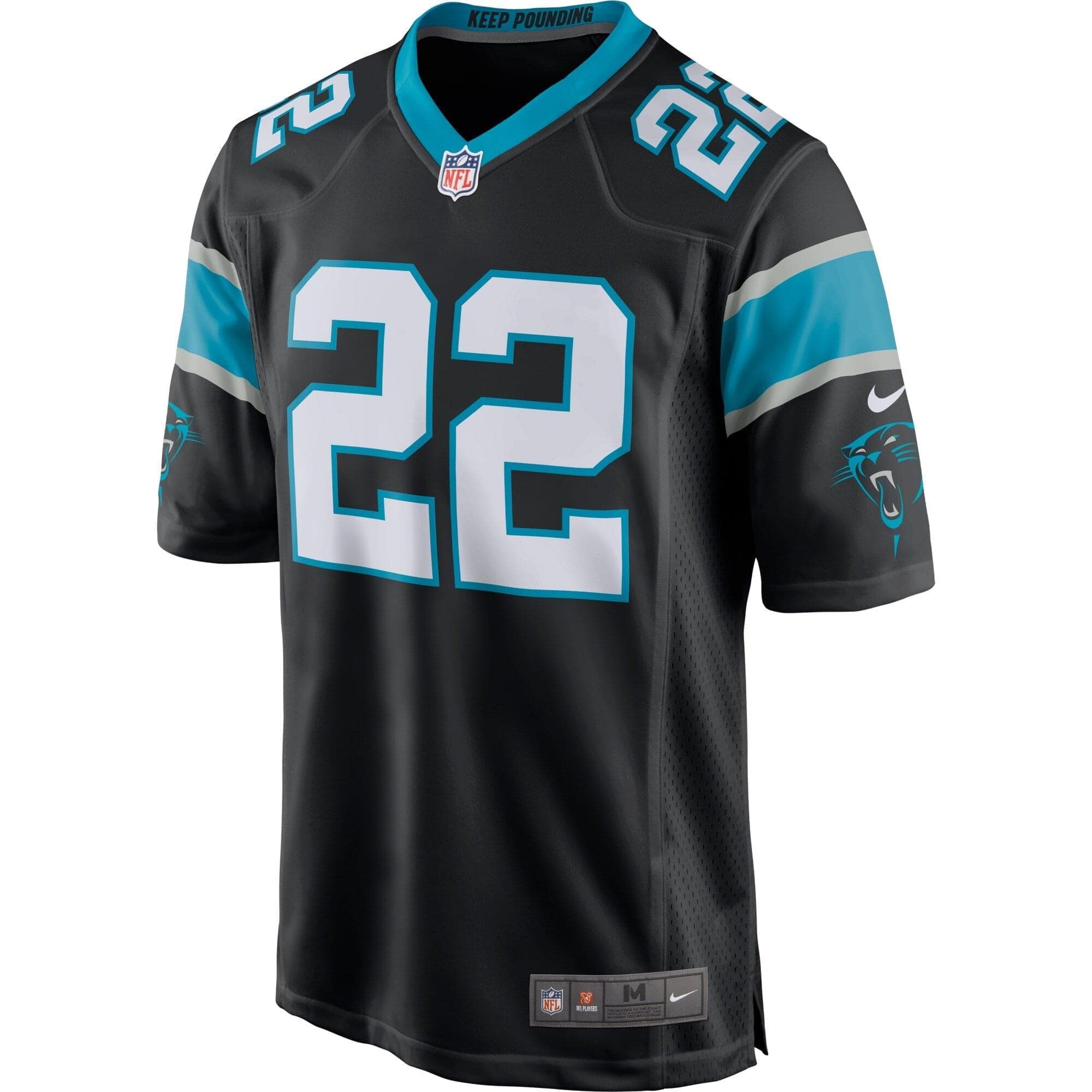 Nike Jerseys Christian McCaffrey Carolina Panthers Nike NFL Game Jersey - Black