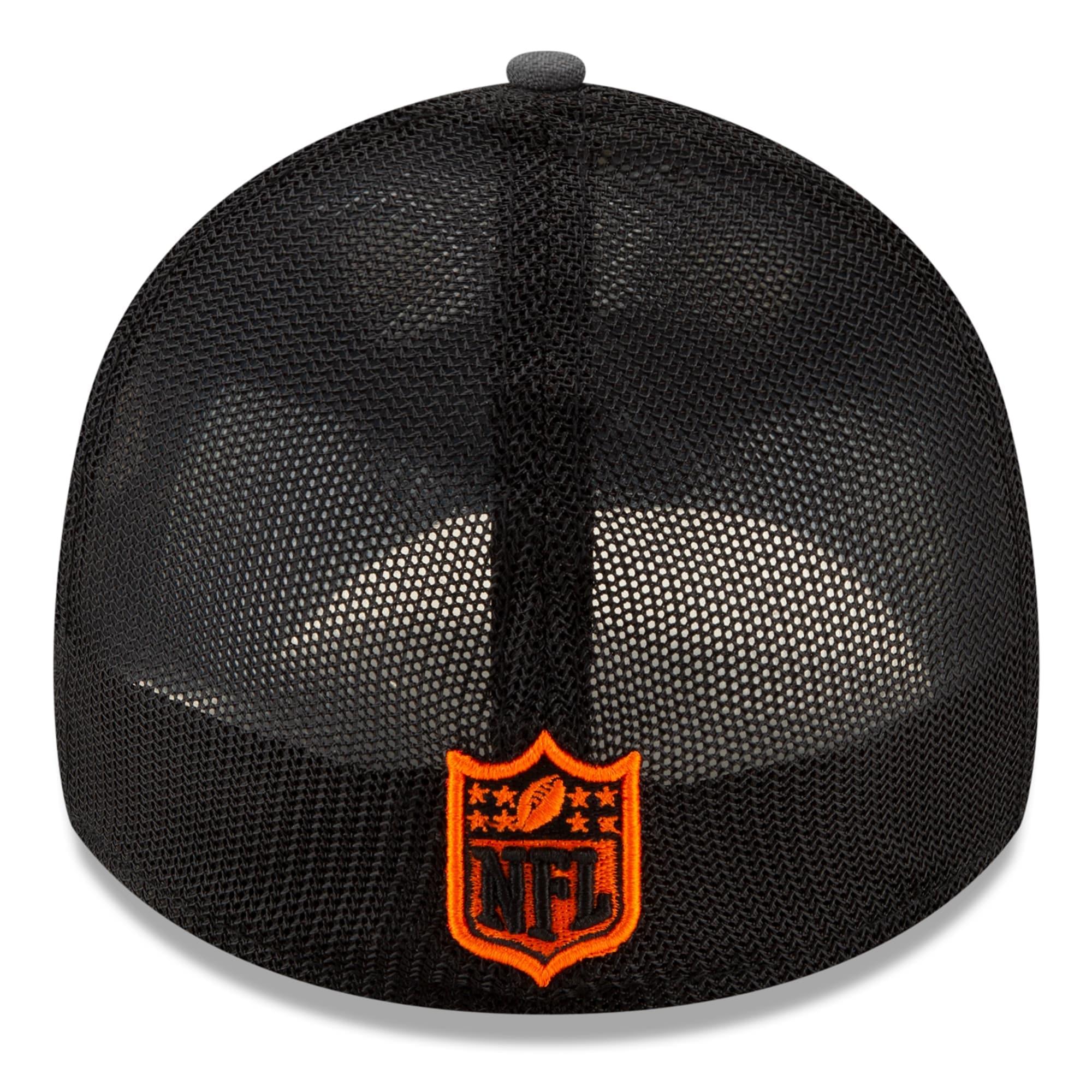 New Era Caps Cincinnati Bengals New Era 2021 NFL Draft 39THIRTY Flex Fit Curve Hat - Graphite