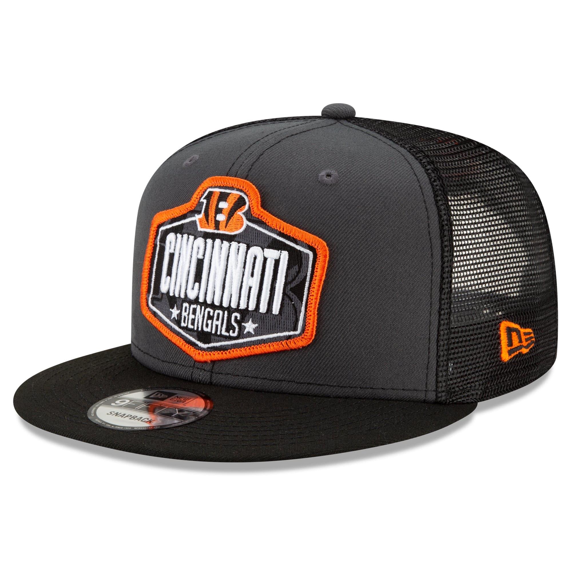 New Era Caps Cincinnati Bengals New Era 2021 NFL Draft 9FIFTY Snapback Hat - Graphite