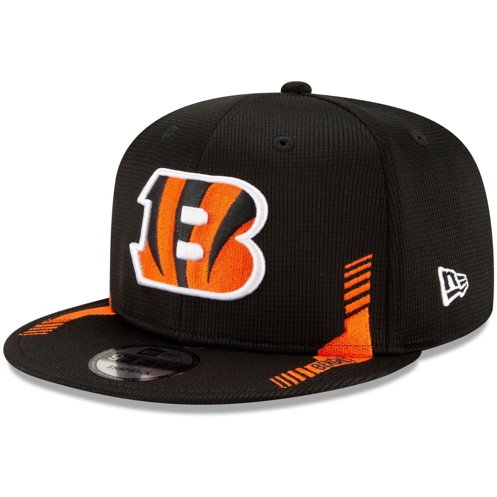New Era Caps Cincinnati Bengals New Era NFL 2021 Sideline Home 9FIFTY Snapback Hat - Black