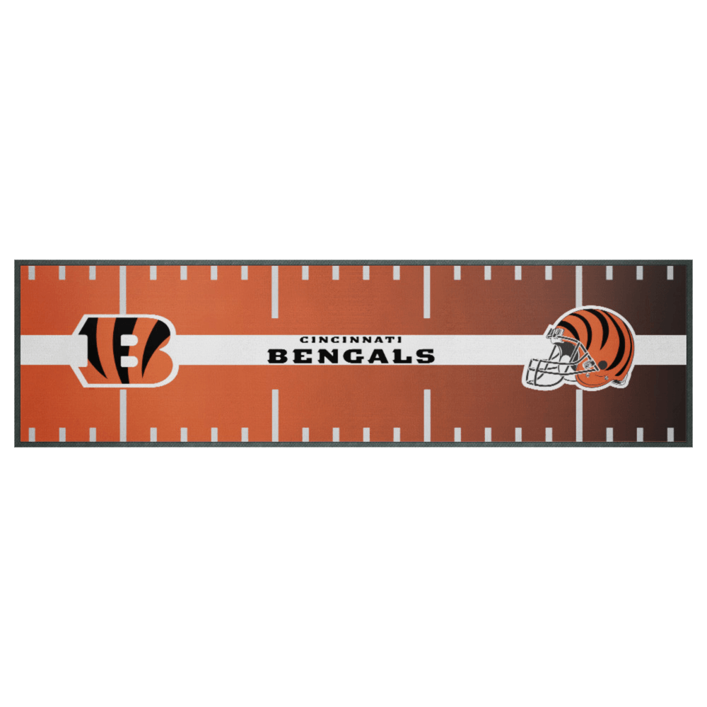 NFL Branded Accessories Cincinnati Bengals NFL Team Field 90 x 25cm Bar Runner/Mat