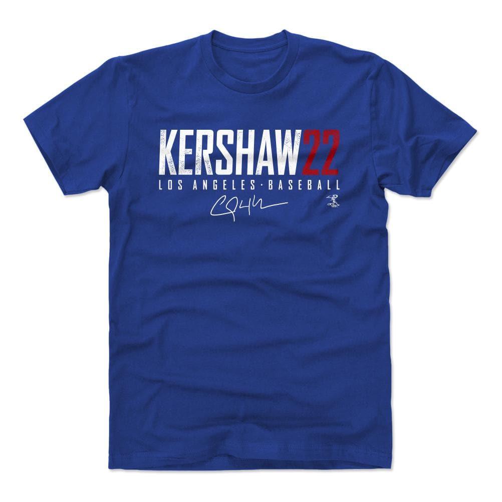 500 Level T-Shirts Clayton Kershaw Los Angeles Dodgers 500 Level MLB Elite T-Shirt - Blue
