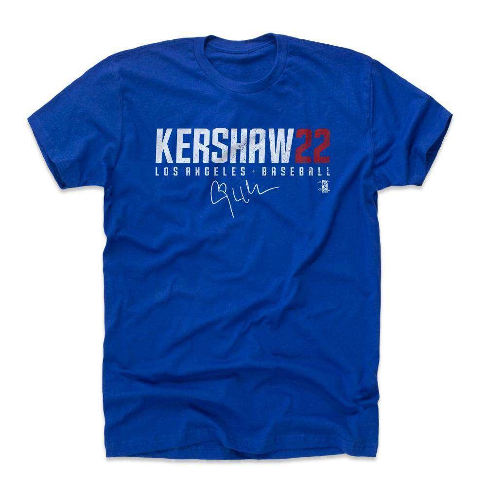 500 Level T-Shirts Clayton Kershaw Los Angeles Dodgers 500 Level MLB Name T-Shirt - Blue