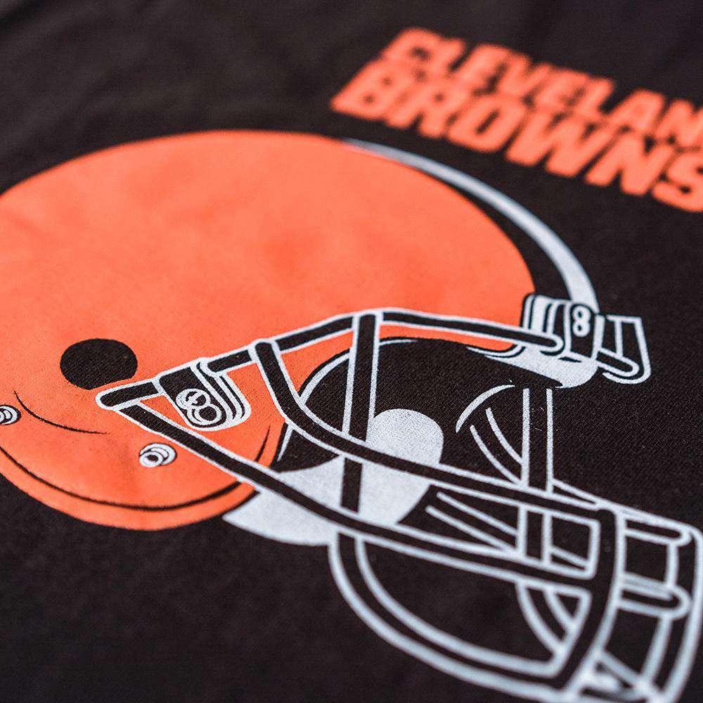 Majestic Athletic T-Shirts Cleveland Browns Majestic NFL Critical Victory T-Shirt - Brown