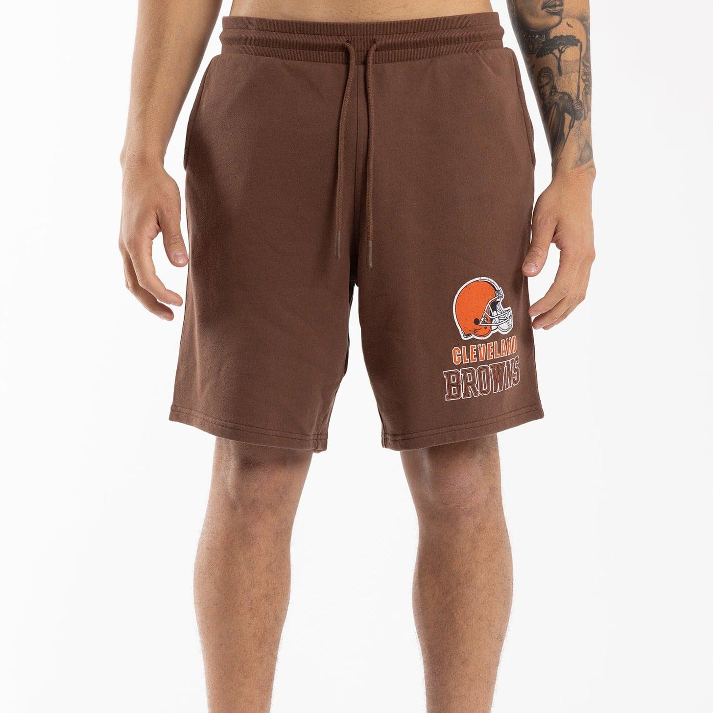 Mitchell And Ness Shorts Cleveland Browns Mitchell & Ness NFL Team Selection Vintage Shorts - Faded Brown