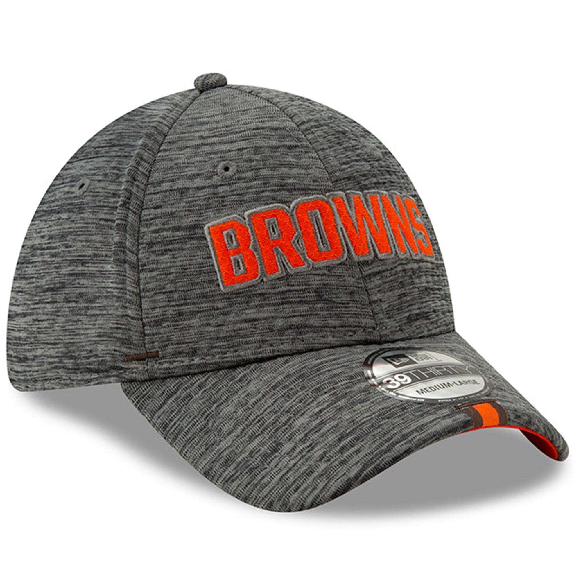 New Era Caps Cleveland Browns New Era 2019 NFL Training Camp 39THIRTY Stretch-Fit Hat - Graphite